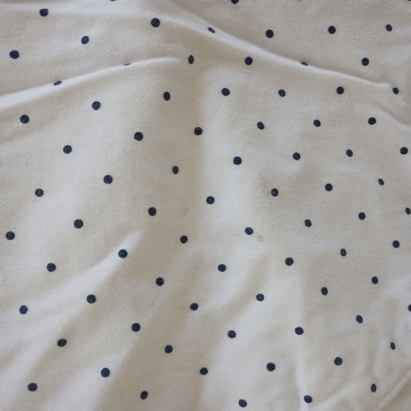 Women's Dockers Essential Shorts White with Black Polka Dots Size  6P - Picture 3 of 8